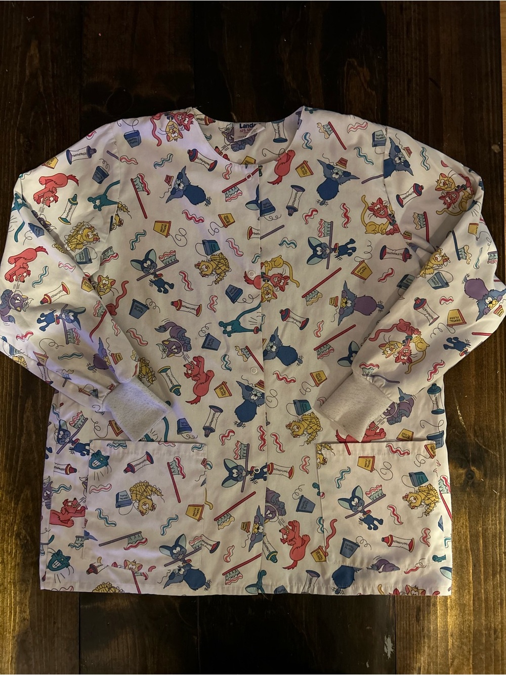 Landau Art works Dental scrub jacket